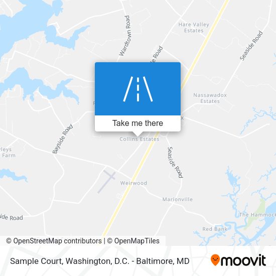 Sample Court map