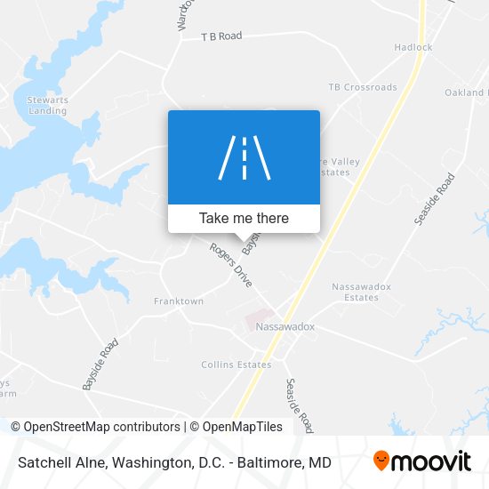 Satchell Alne map