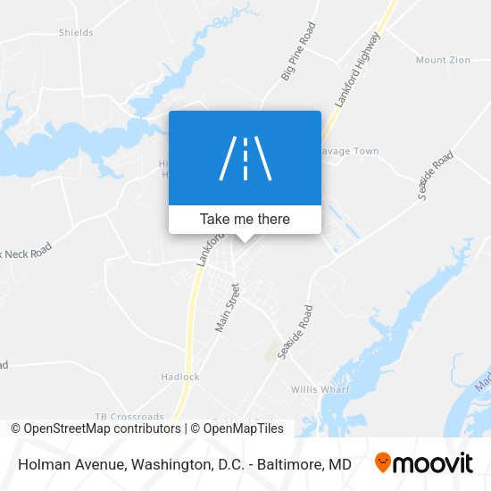 Holman Avenue map