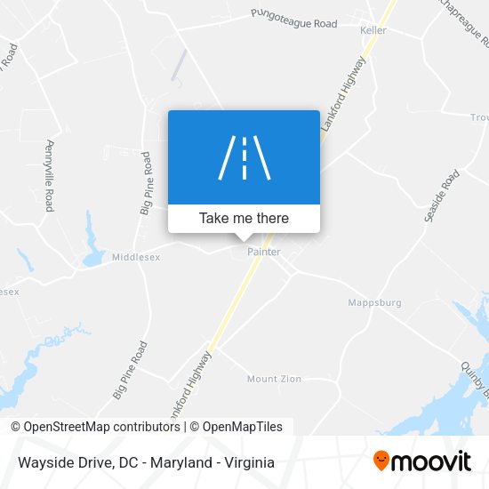 Mapa de Wayside Drive