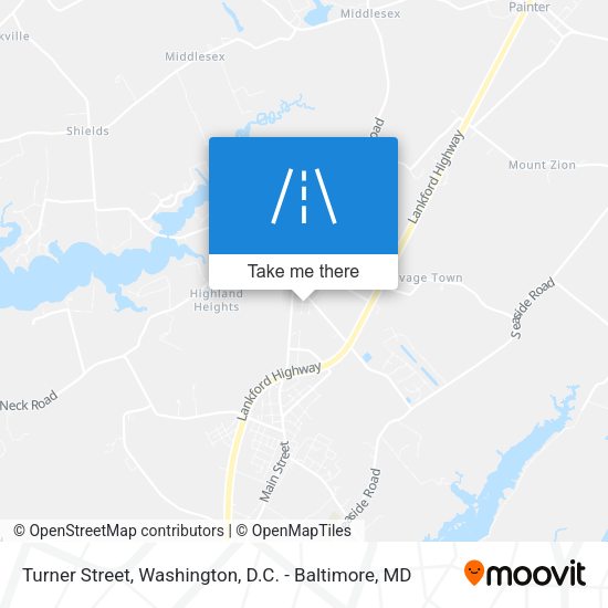 Mapa de Turner Street