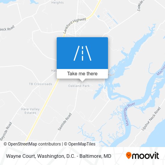 Wayne Court map