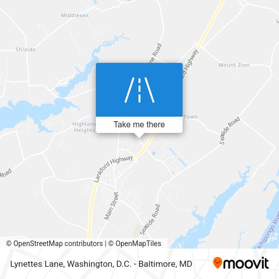 Lynettes Lane map