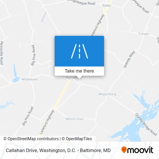 Callahan Drive map
