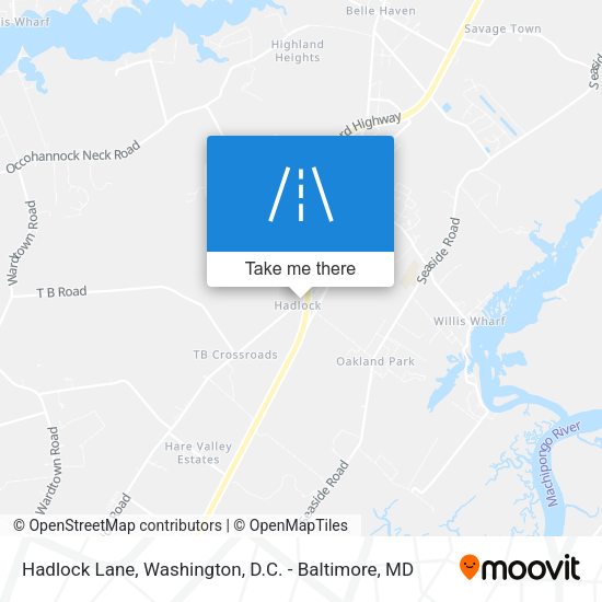 Hadlock Lane map