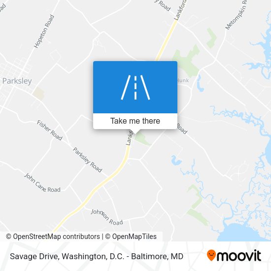 Savage Drive map