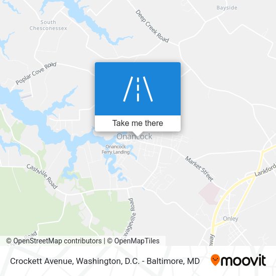 Crockett Avenue map