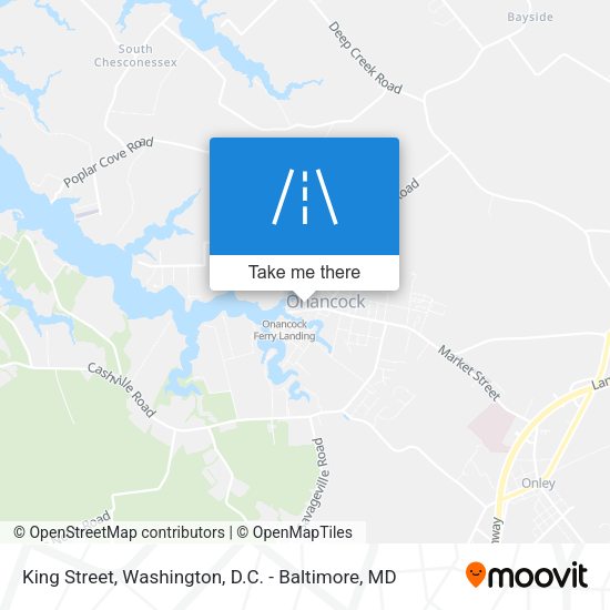 Mapa de King Street