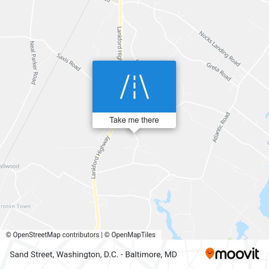 Sand Street map