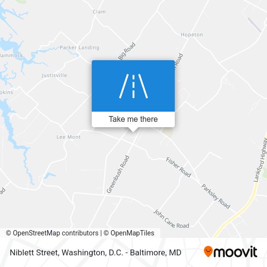 Niblett Street map
