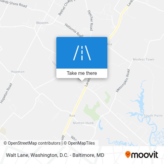 Mapa de Walt Lane