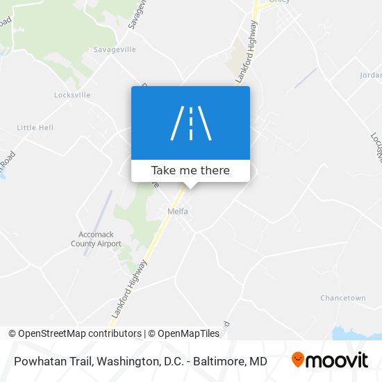 Powhatan Trail map