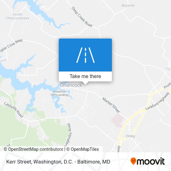 Kerr Street map