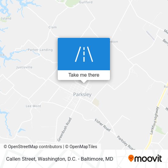 Mapa de Callen Street