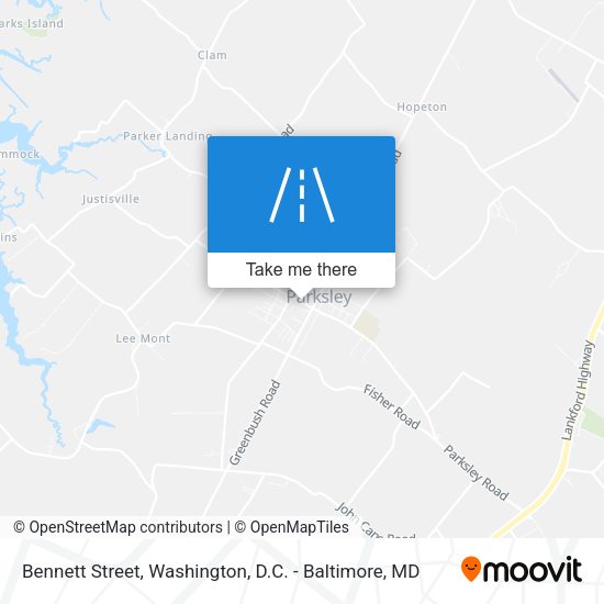 Mapa de Bennett Street