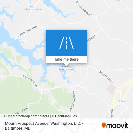 Mount Prospect Avenue map