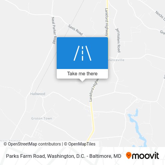 Parks Farm Road map