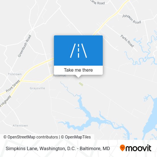 Simpkins Lane map