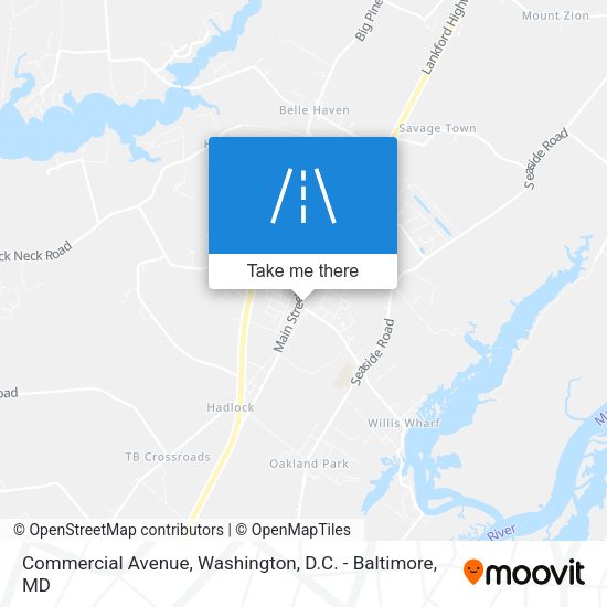 Commercial Avenue map