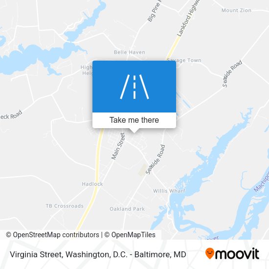 Virginia Street map