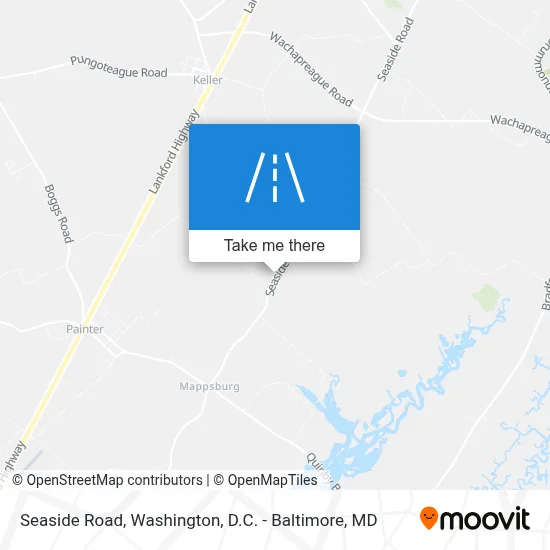 Seaside Road map