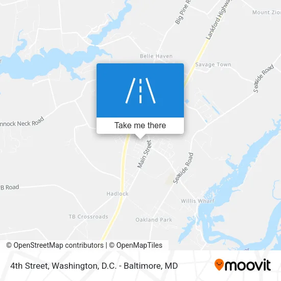 4th Street map