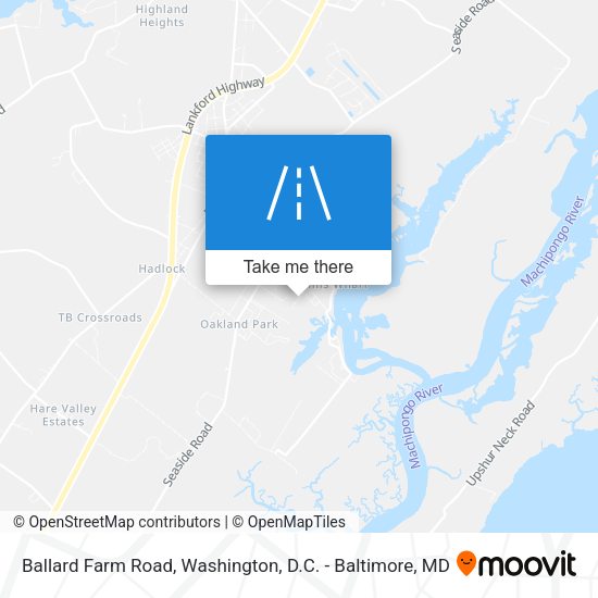 Ballard Farm Road map