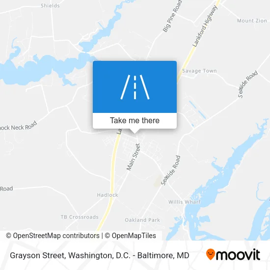 Grayson Street map