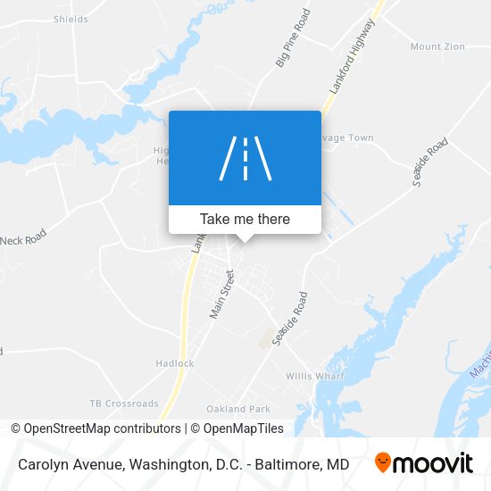 Carolyn Avenue map