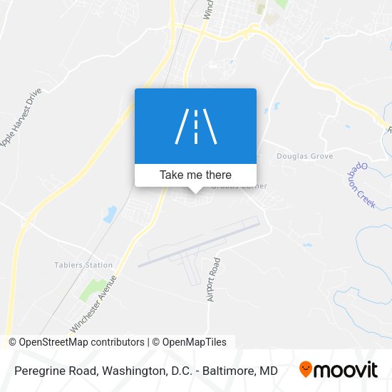 Peregrine Road map
