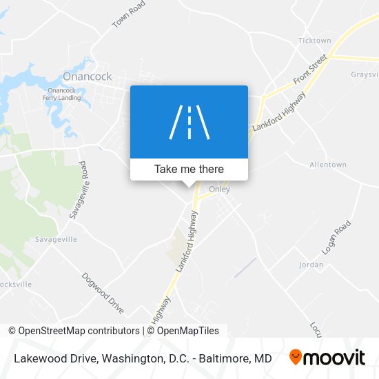 Lakewood Drive map