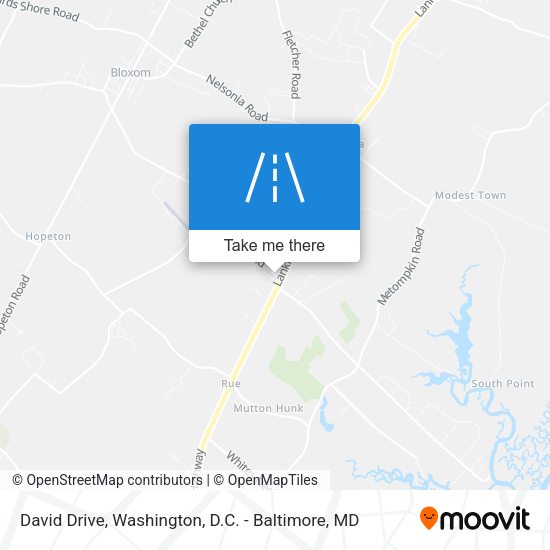 David Drive map