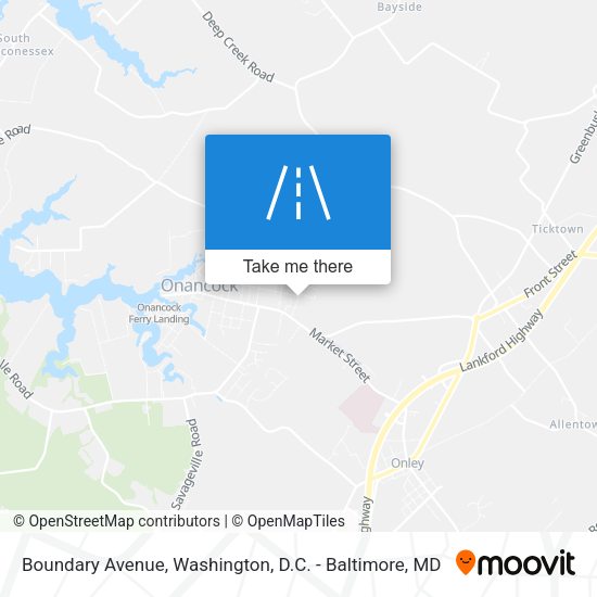 Boundary Avenue map