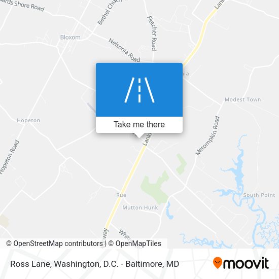 Ross Lane map