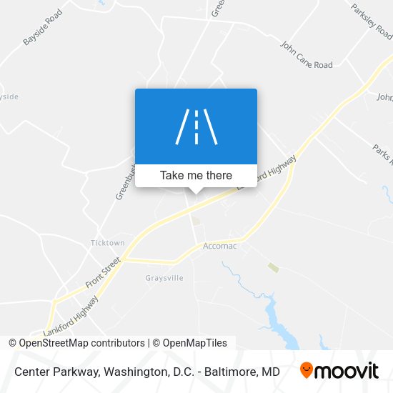 Center Parkway map