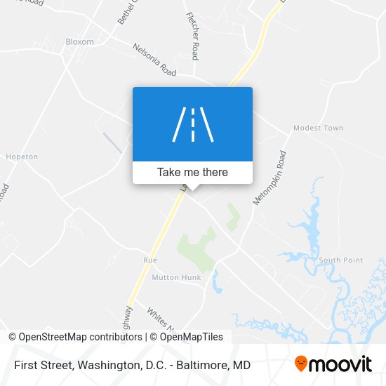 First Street map