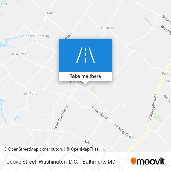 Cooke Street map