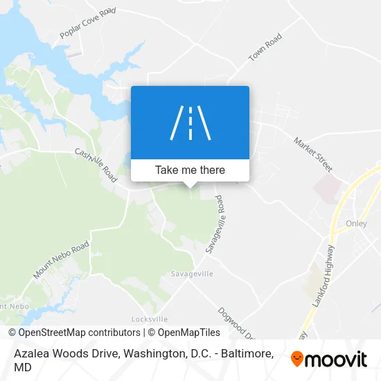 Azalea Woods Drive map
