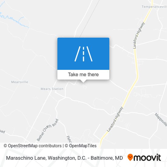 Maraschino Lane map