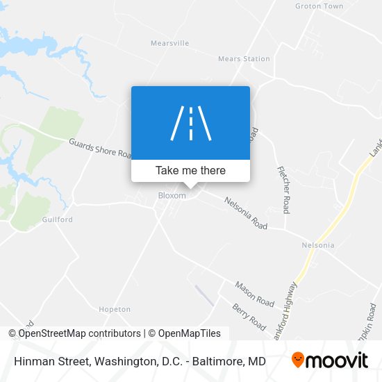 Mapa de Hinman Street