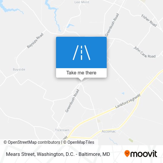 Mears Street map