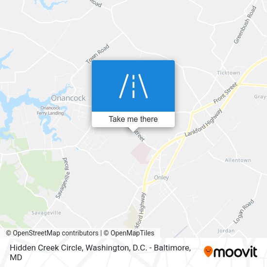 Mapa de Hidden Creek Circle