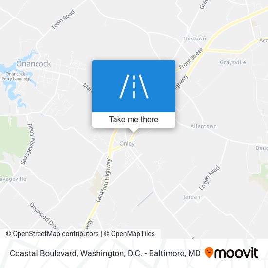 Coastal Boulevard map