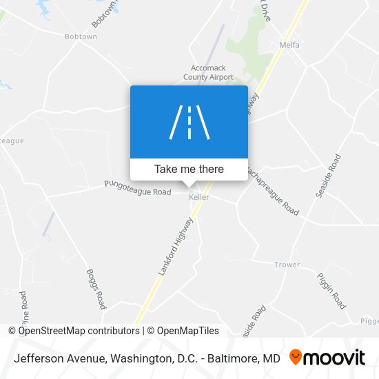 Mapa de Jefferson Avenue