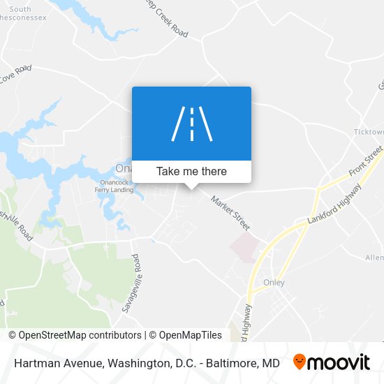 Hartman Avenue map