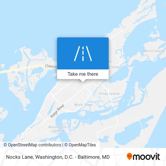 Nocks Lane map