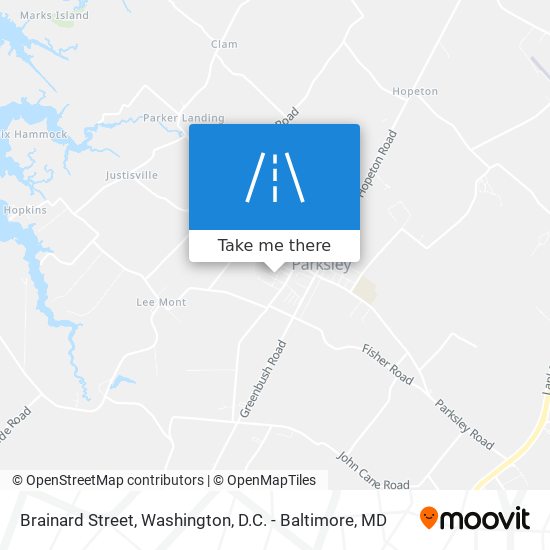 Brainard Street map