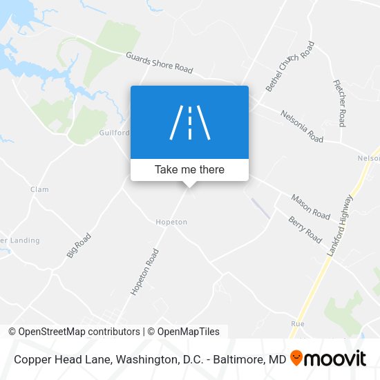 Mapa de Copper Head Lane
