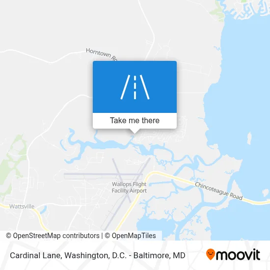 Cardinal Lane map