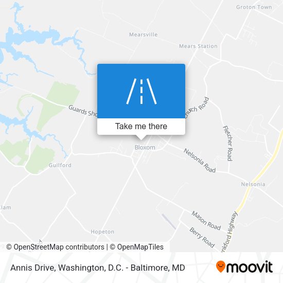 Annis Drive map